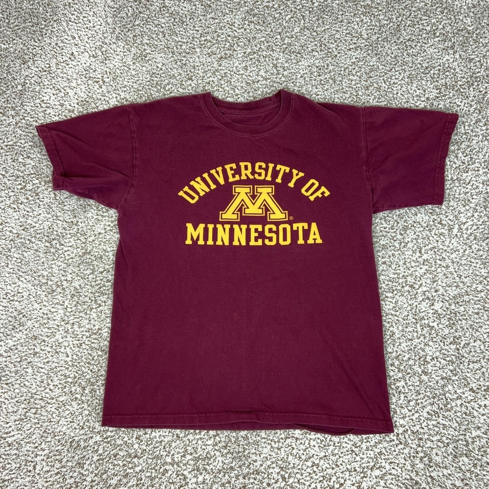 Minnesota Golden Gophers Shirt Mens Medium Red NCAA College University T Tee